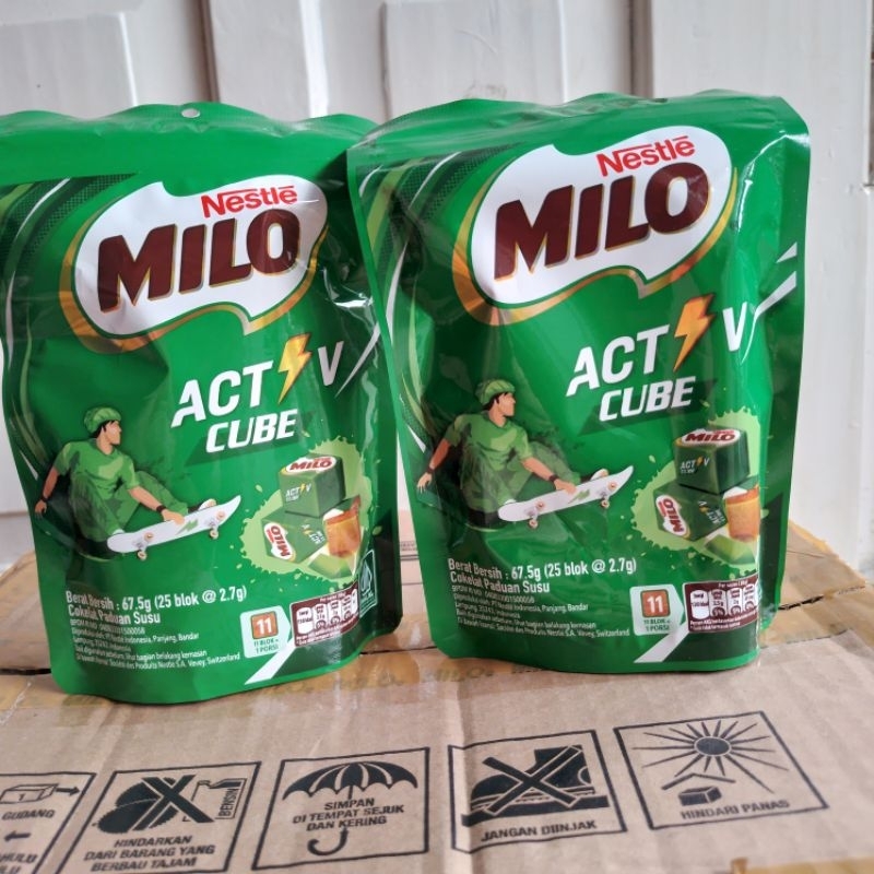 

Milo activ CUBE 25 pcs