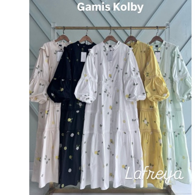 gamis Kolby Lafreya / gamis import LFY BKK