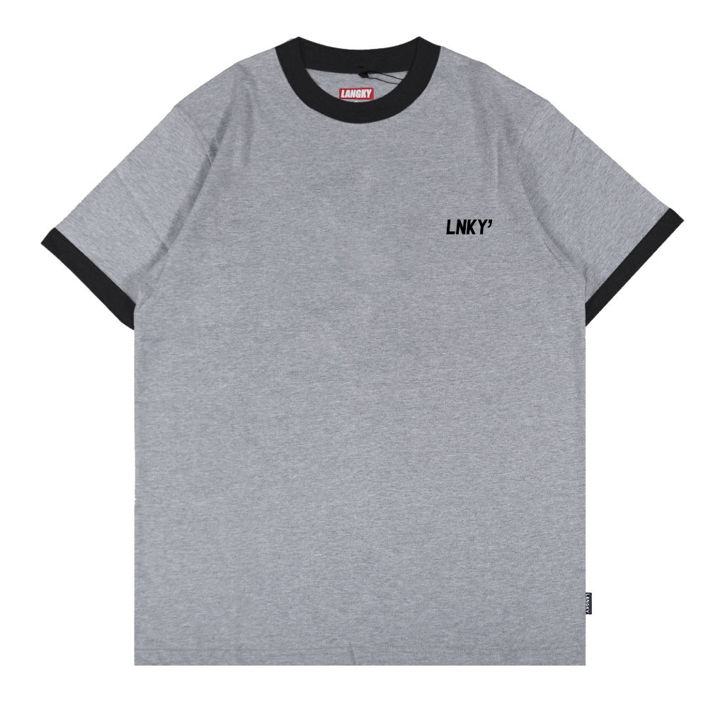 Kaos Pria Distro Langky T-Shirt Katun Original Kuning Hitam BWAB R24 CITAZIO