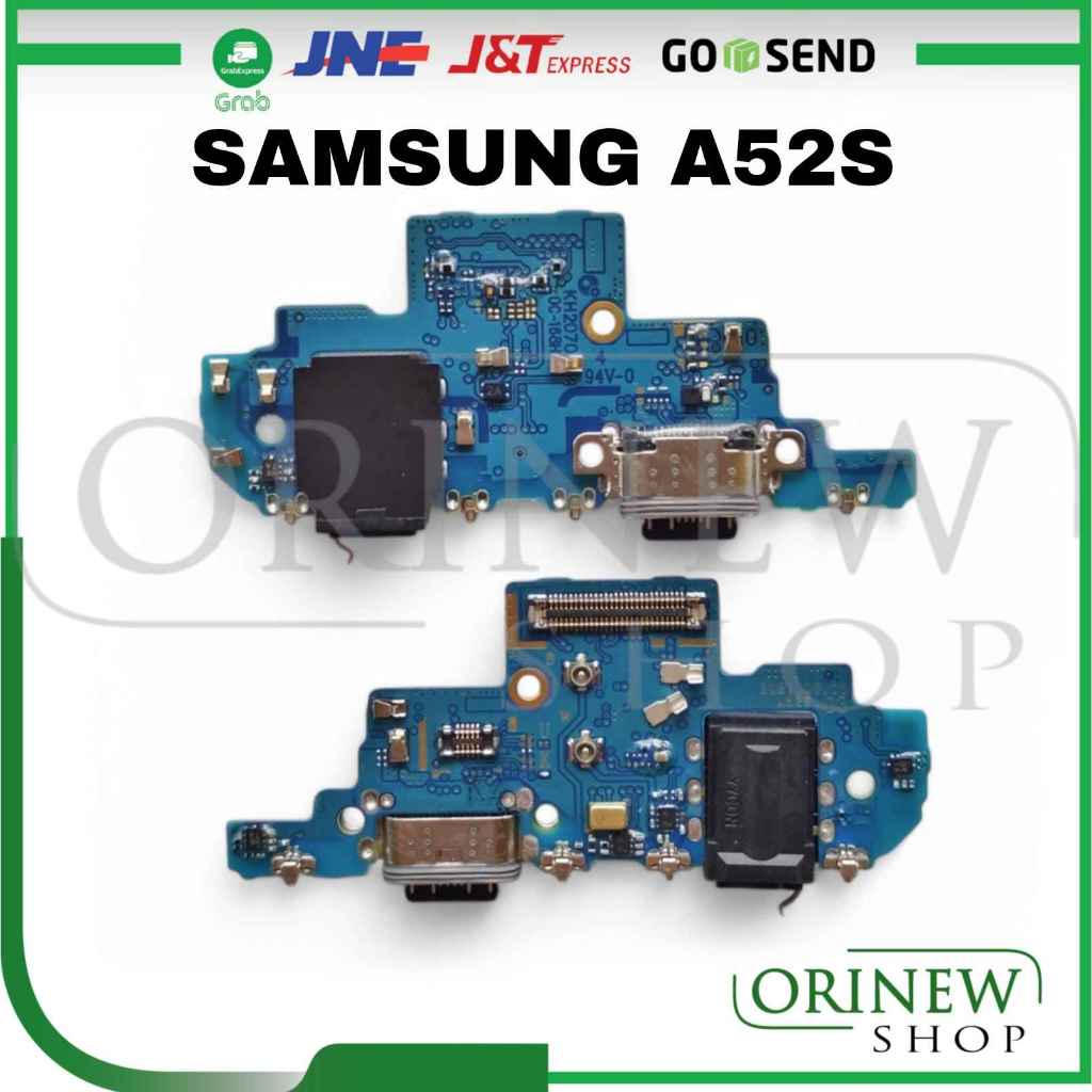 Pcb Board Usb Konektor Cas Connector Charger Papan Mic Samsung A52S 5G ORIGINAL 100%