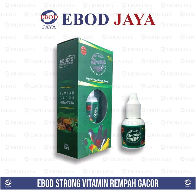 EBOD STRONG VITAMIN PENGGACOR BURUNG VITAMIN BURUNG UNTUK SEMUA JENIS BURUNG VITAMIN PENGGACOR BURUN