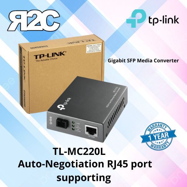 TP-LINK TL-MC220L Gigabit SFP Media Converter