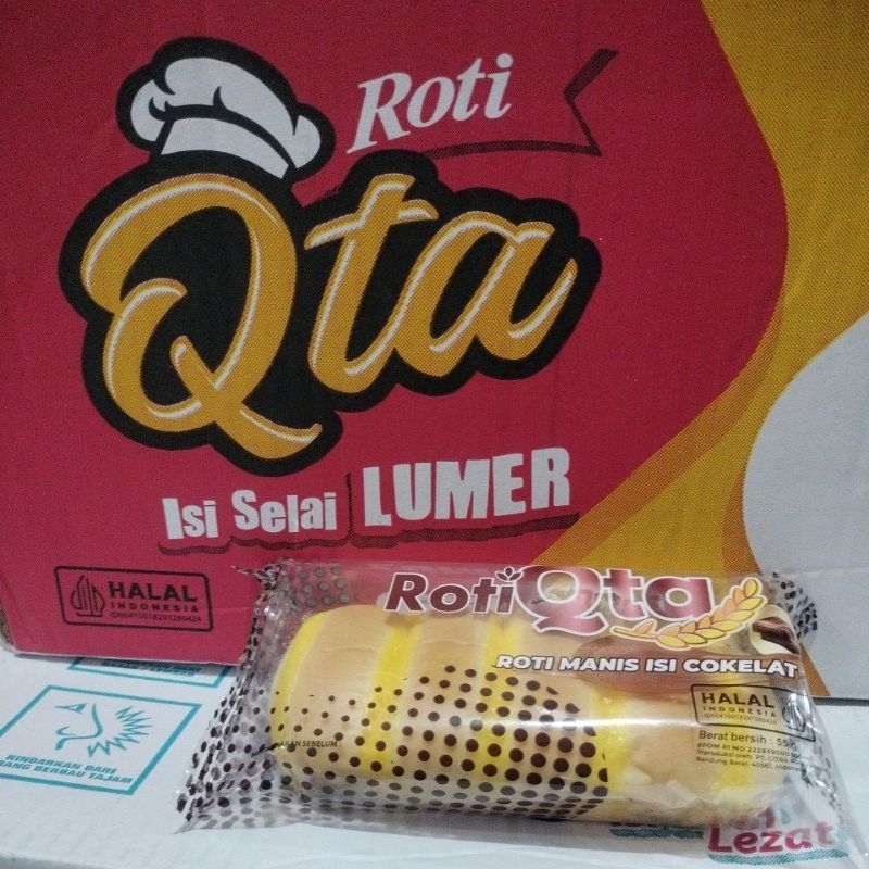 

Roti Qta Isi Selai LUMER harga paket hemat 10 pcs