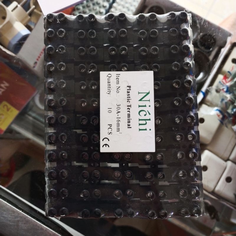 Terminal Block kabel Nichi 10mm & 16mm Hitam | Terminal Kabel TL