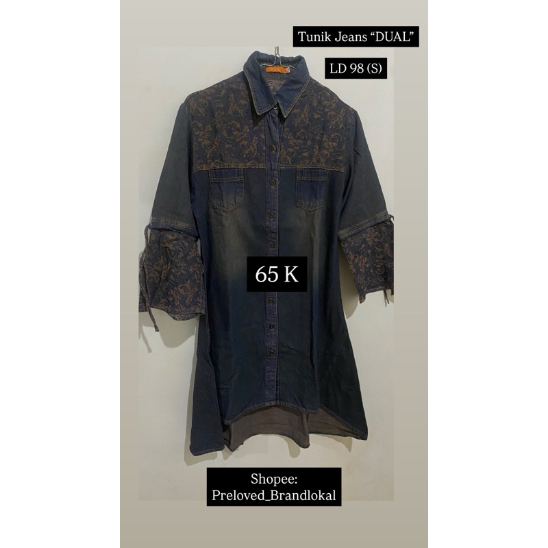 PRE TUNIK JEANS DUAL