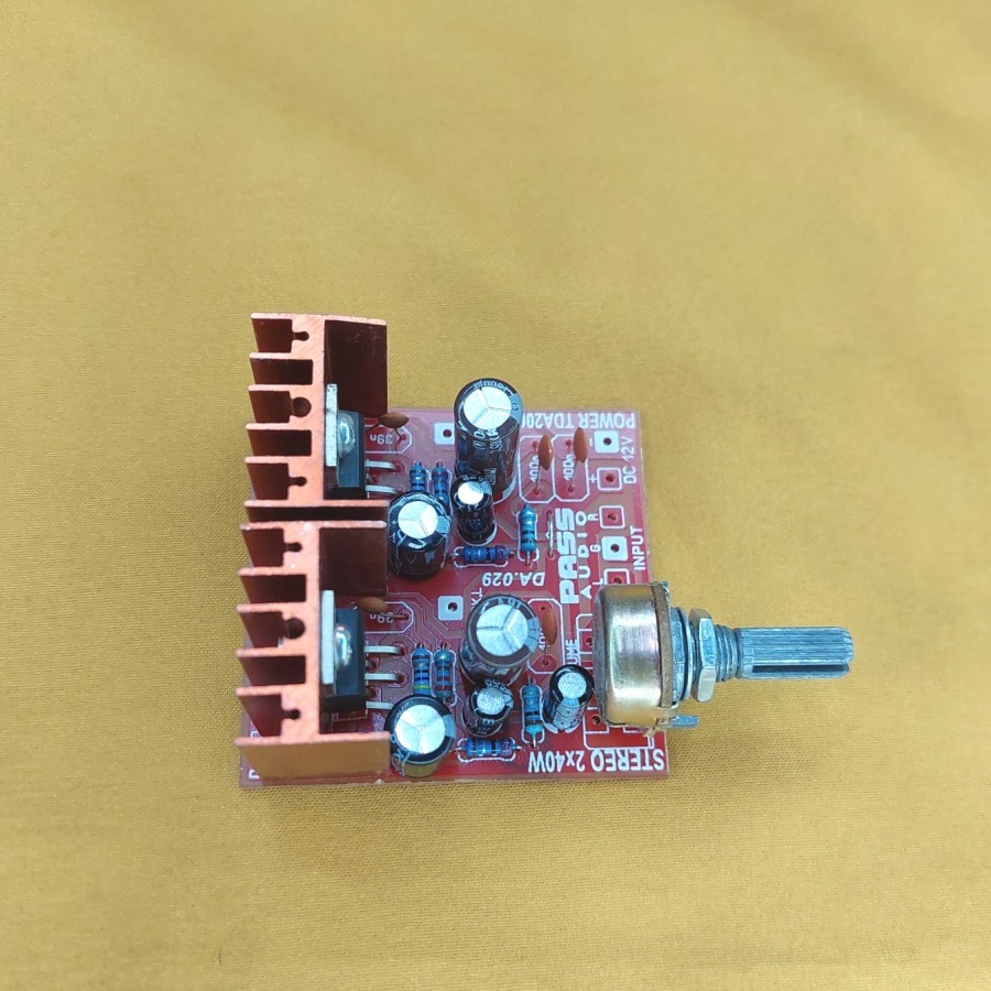 DISKON HEMAT Kit Power Amplifier Speaker Aktif Stereo TDA 2003 12V DC / KIT TDA 2003 STEREO **