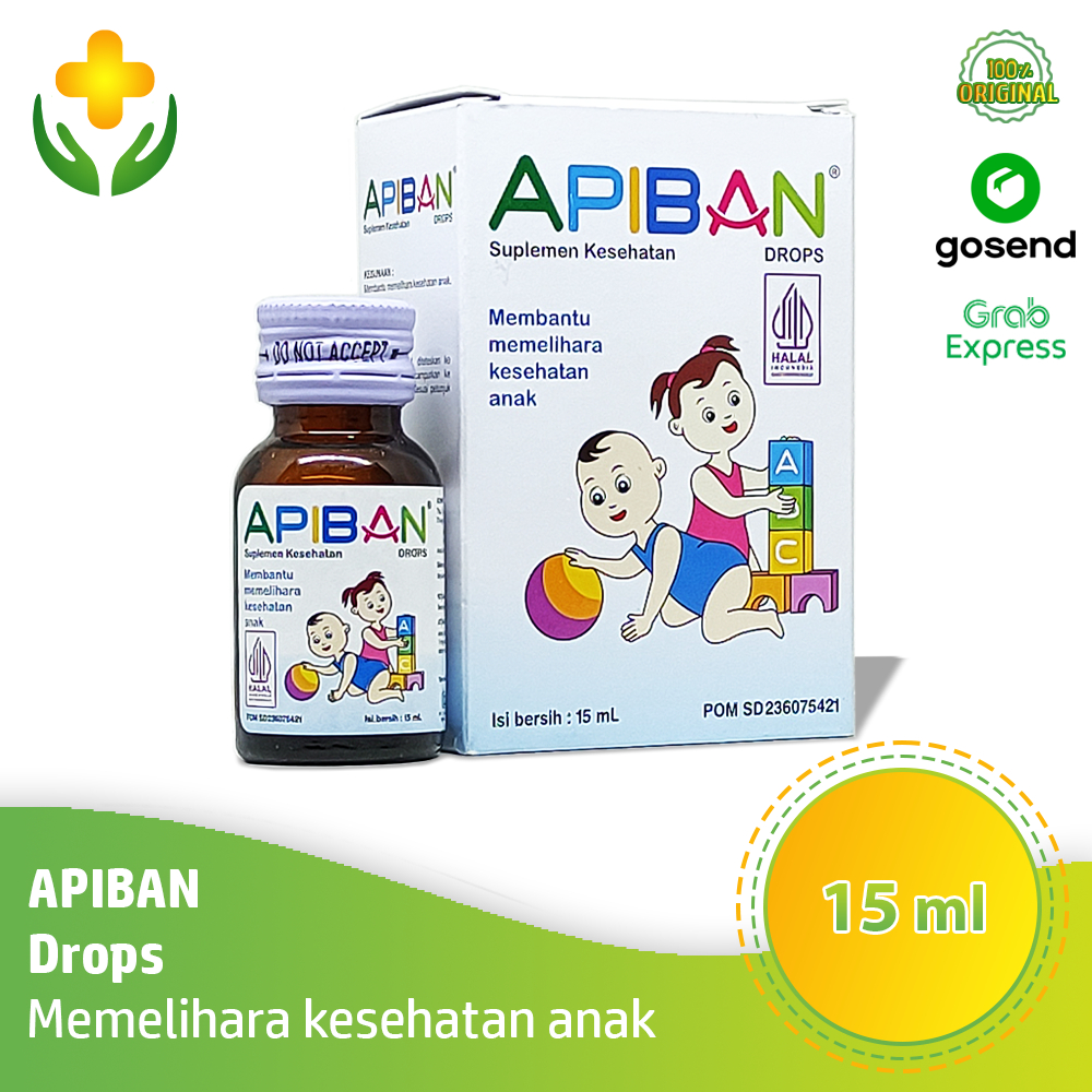 Apiban Drops 15 ml Vitamin Nutrisi Otak Bayi