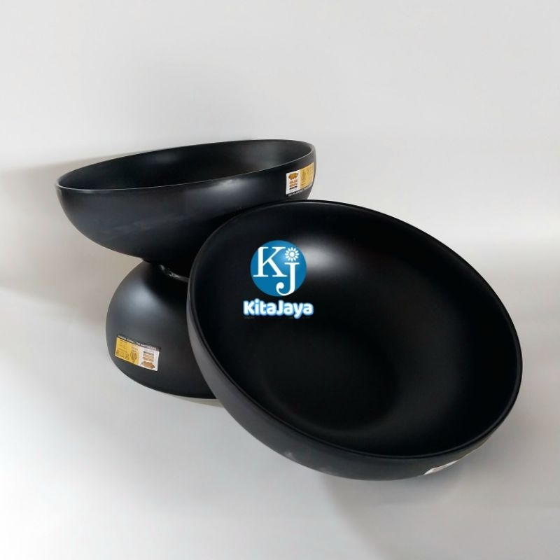 MANGKOK MELAMIN  W 7107 A CEPER HITAM