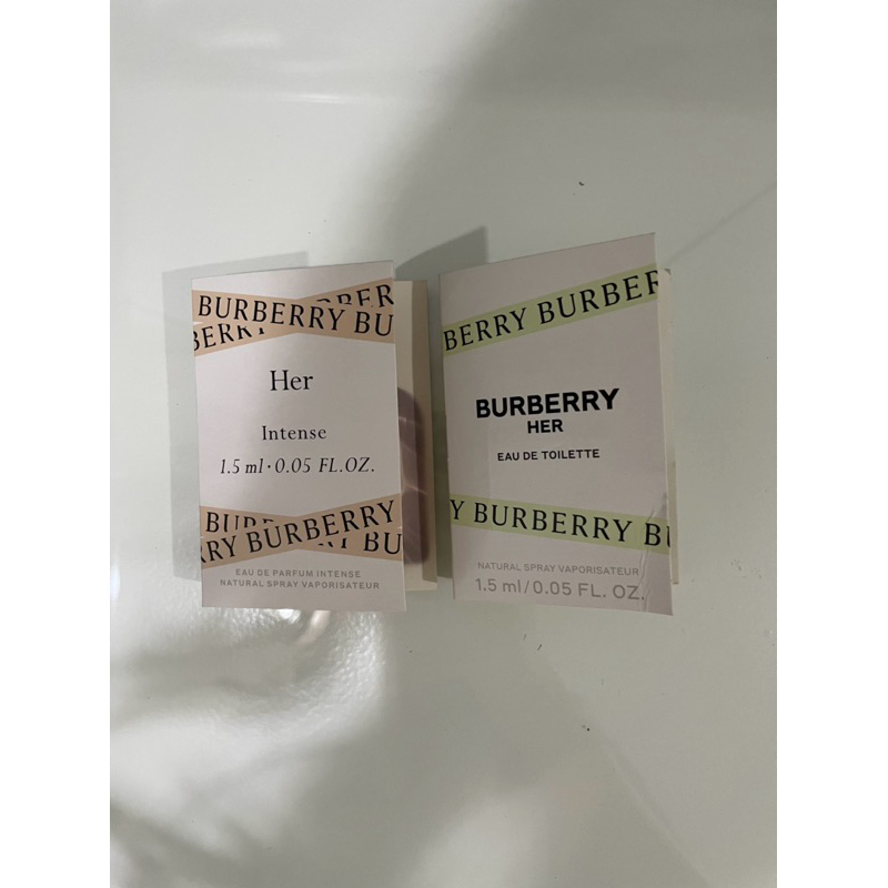 NEW BUKAN PRELOVED Burberry her eau de toilette parfum perfume wanita travel mini vial sample size