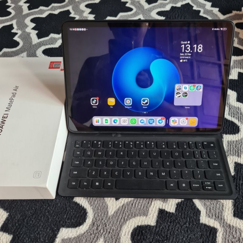 Huawei Matepad Air 11.5" 8/128 DBY2-W09 + Original Smart Keyboard second mulus lengkap