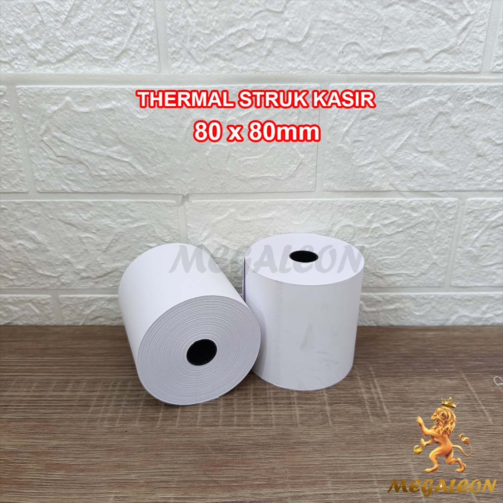 

Kertas Thermal Struk 80x80 Paper Roll Kertas Struk Kasir (1 PCS)