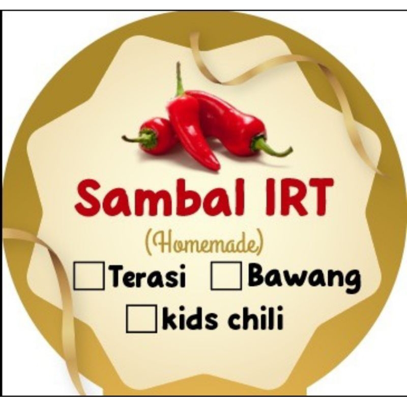 

Sambal IRT Homemade