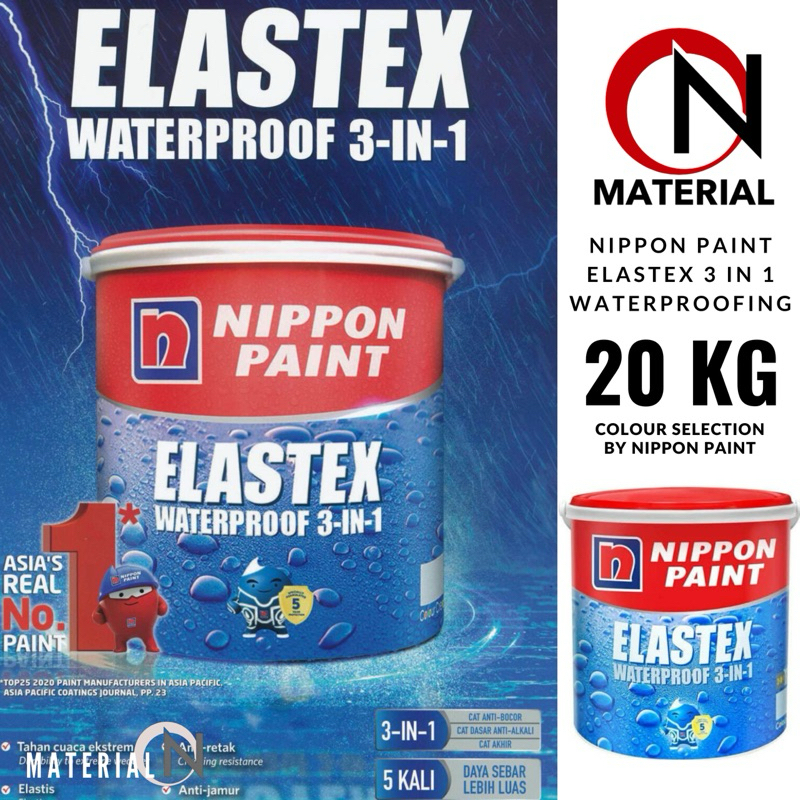 CAT WATERPROOFING TEMBOK ELASTEX 20 KG NIPPON PAINT