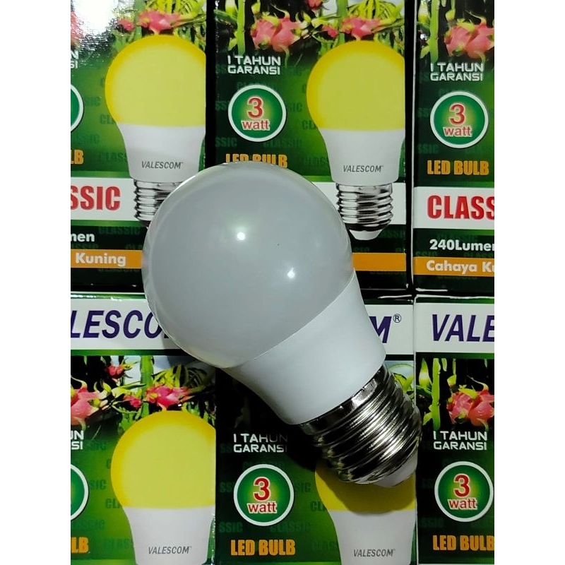 Lampu Led//Bohlam led 3watt cahaya kuning/Lampu led 3watt Cahaya Kuning