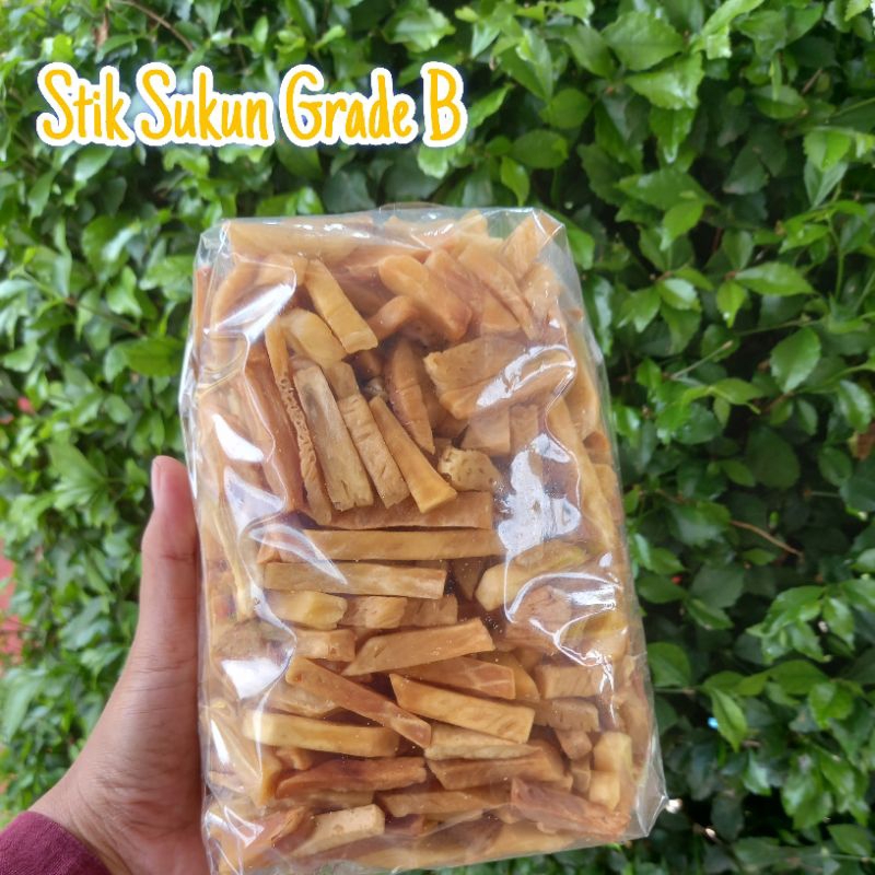 

Stik Sukun Pinggiran Grade B kemasan 500 gr
