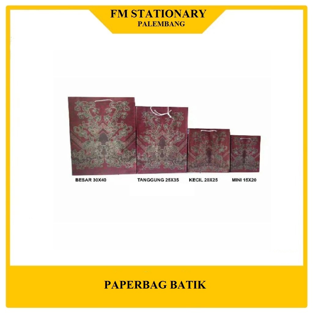 

PAPER BAG BATIK