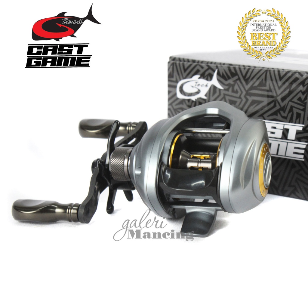 Reel BC G-TECH CAST GAME 101 HG | Bait Casting SaltWater | Rawa Sungai Resmi GTech