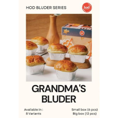 

Grandma's Bluder - Roti Bluder Hod Bakery dengan telur ayam kampung