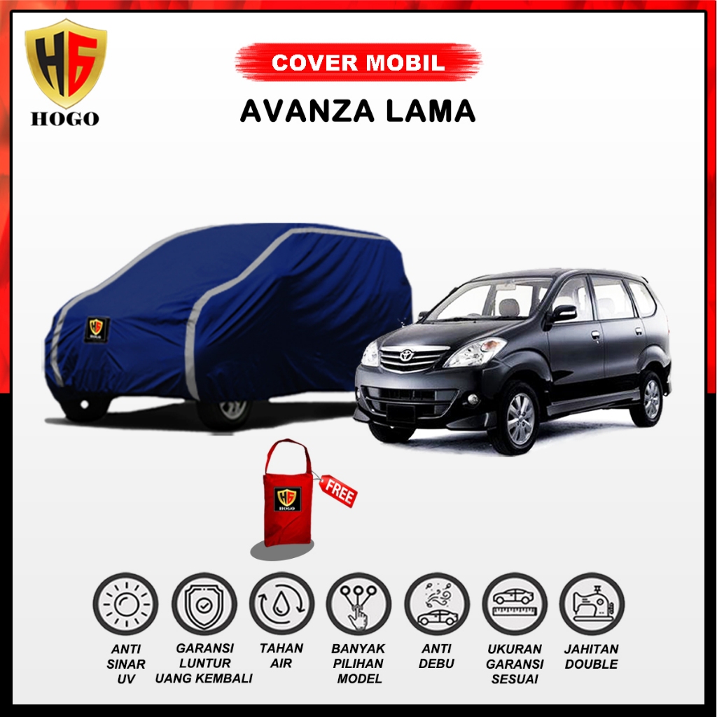 Hogo Body Cover Mobil Avanza / Sarung Mobil Avanza Lama 2003, 2004, 2005, 2006, 2007, 2008, 2009, 20