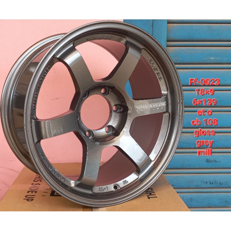 velg mobil TE37 18 untuk pajero fortuner