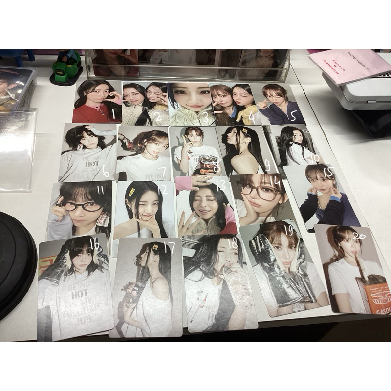 photocard le sserafim weverse hot ver