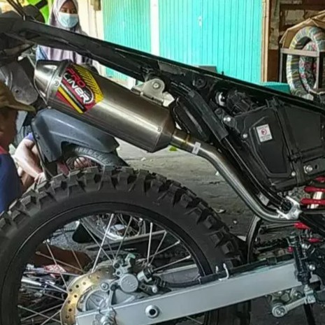 knalpot racing supermoto proliner xr 1 crf klx wr155 full system