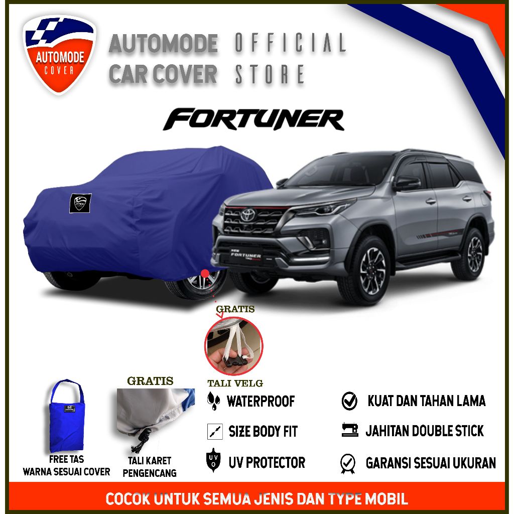 Cover mobil Fortuner Sarung Mobil Fortuner Selimut Mobil