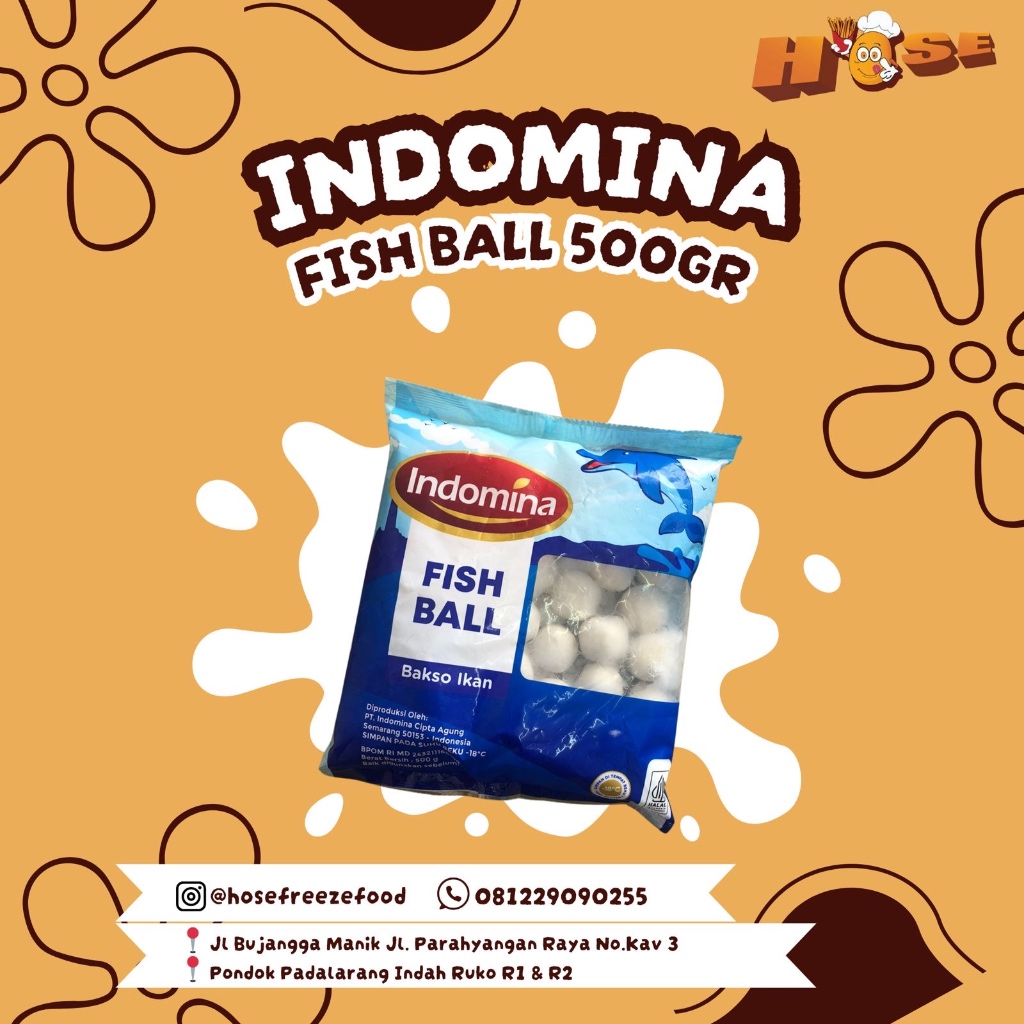

Indomina Fish Ball 500gr