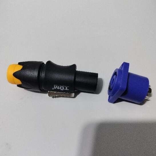 SATU SET JACK SPEAKON TUM+SOKET SPEAKON BIRU