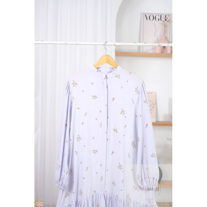 Arumi.id vol 7 - Dress syar’i bahan adem // baju lengan panjang big size // gamis muslimah // dress 