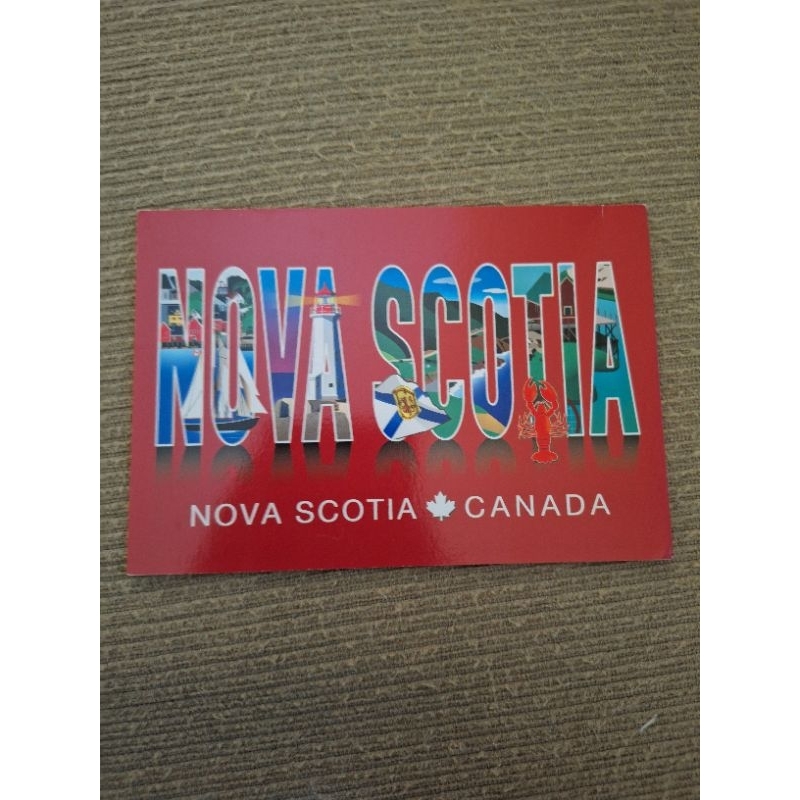 

Kartu pos canada/Nova scotia postcard