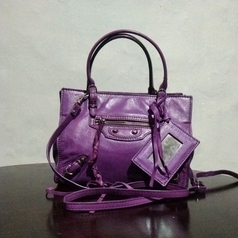 tas preloved second balenciaga papier