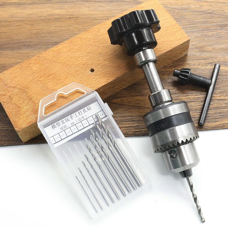 bor tangan besar bor putar tangan inti kuning paduan baja multifungsi bor tangan mini bor manual 0.5