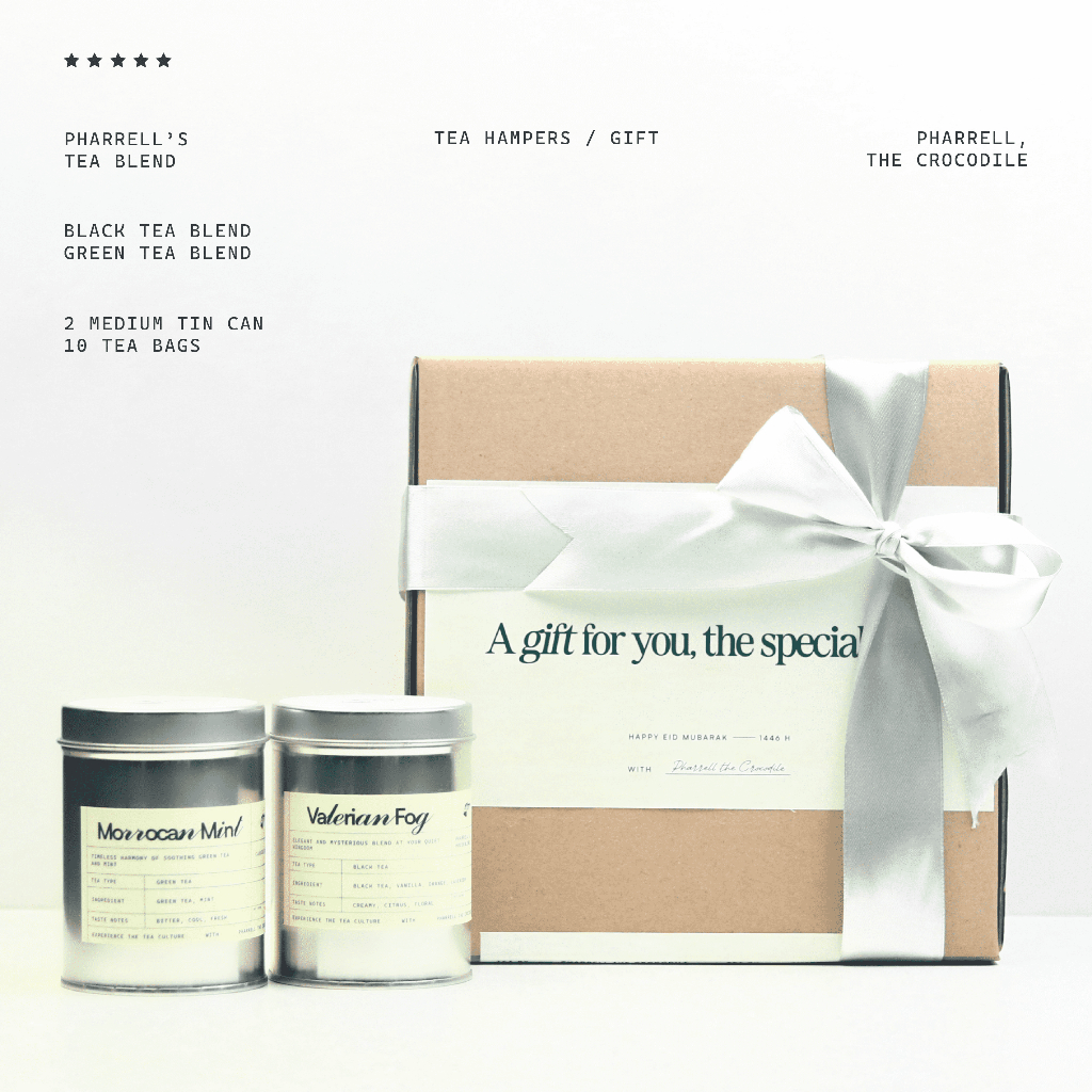 Pharrell the Crocodile - Hampers Teh | Teh Hitam - Teh Hijau | Artisan tea - Premium Tea