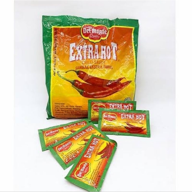 

Saus Extra Hot Sachet Delmonte