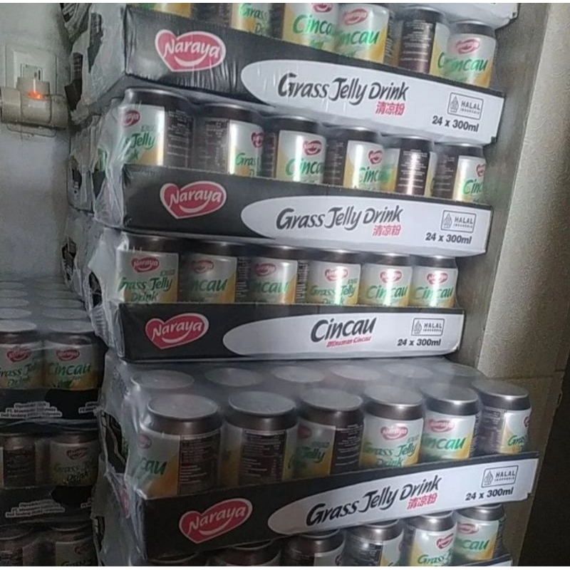 

Naraya Grass Jelly Drink Can 300 ml isi 20 Kaleng / Krat