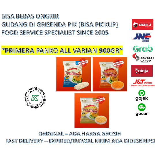 

Breadcrumbs / Panir / Tepung Roti Panko Crispy Mix / WHITE / Orange 900gr READY