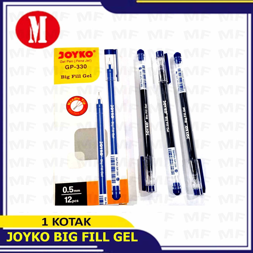 

Pena Joyko Gel Pen Big Fill - GP-330 Kotak