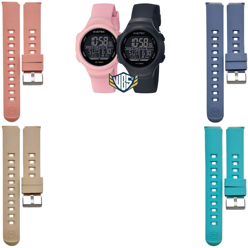 Tali Jam Tangan Digitec 7082 Strap Rubber Digitec DG 7082 DG-7082