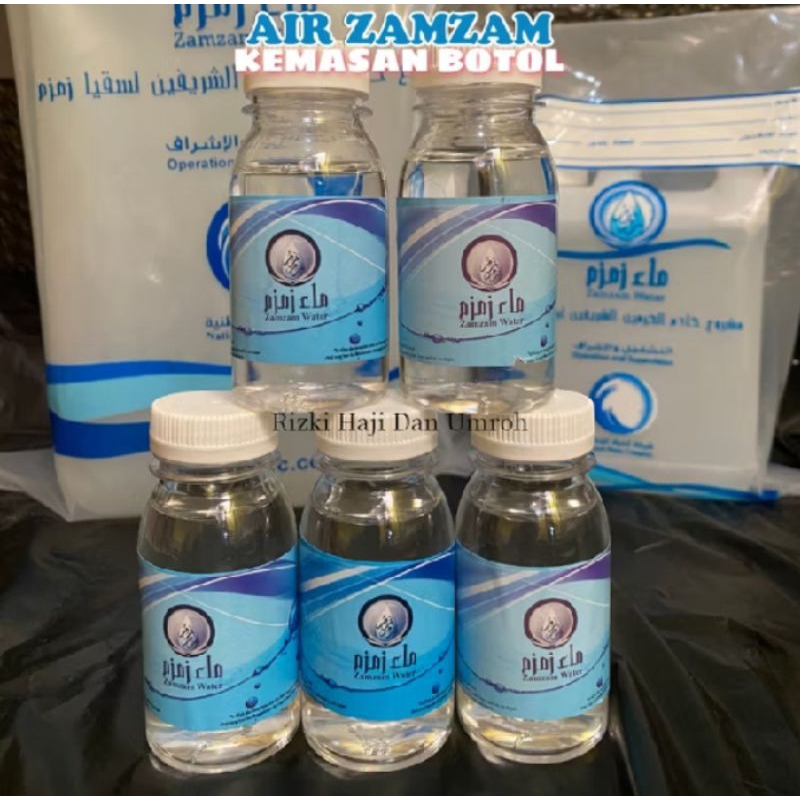 

Air Zamzam Kemasan 60ml Oleh Oleh Haji dan Umroh per 1 pcs gratis dus + bubble wrap