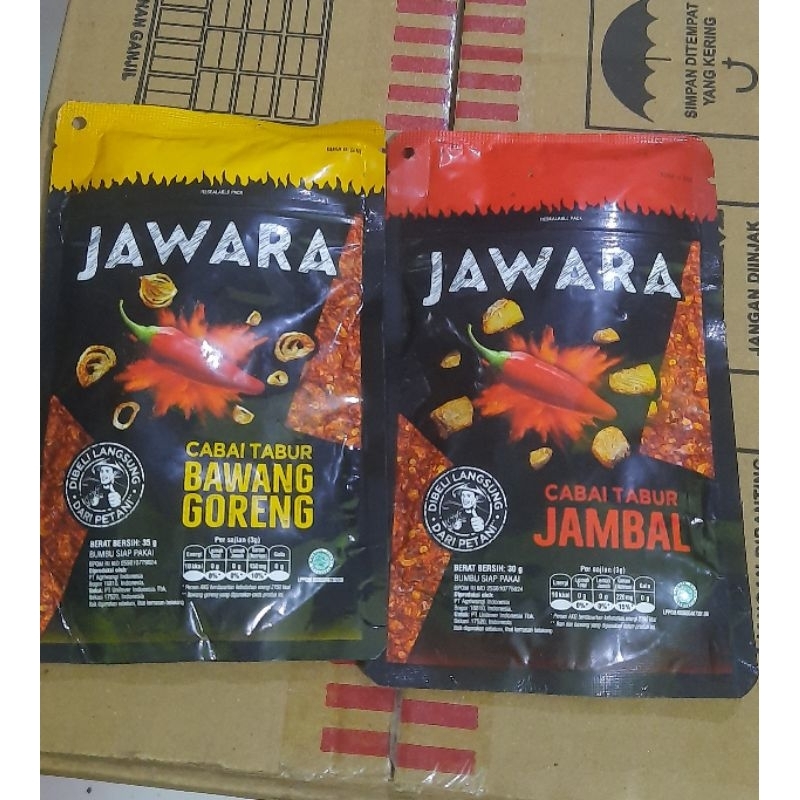 

Jawara Cabai Tabur Jambal/Bawang Goreng 30gr