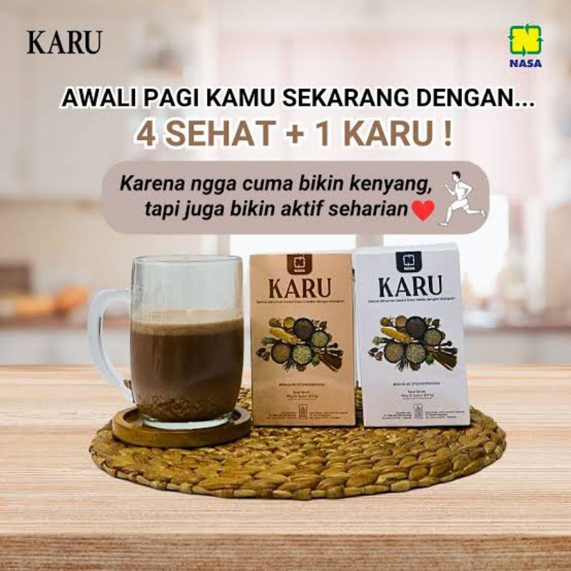 

Minuman serbuk sereal multigrain KARU NASA