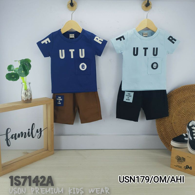 USON 0-6 Bulan Setelan Celana Pendek Uson