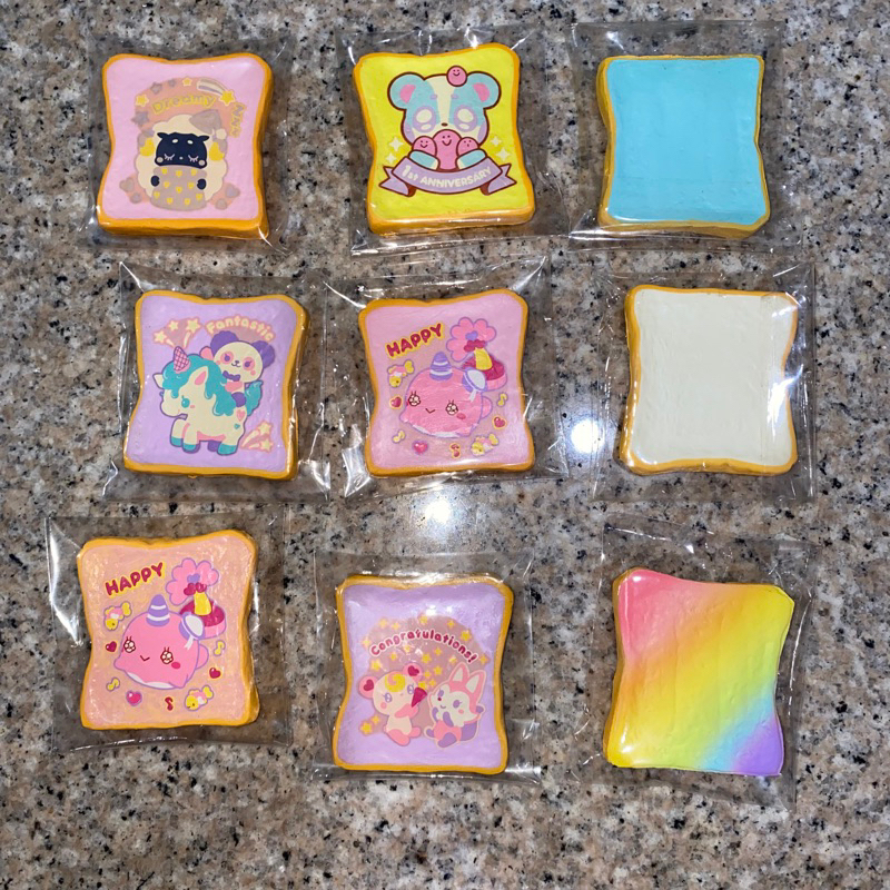 PRELOVED FLASHSALE SQUISHY IBLOOM MINI TOAST RARE ITEM LICENSED