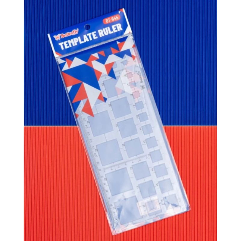 

Penggaris cetakan persegi BT-845 butterfly