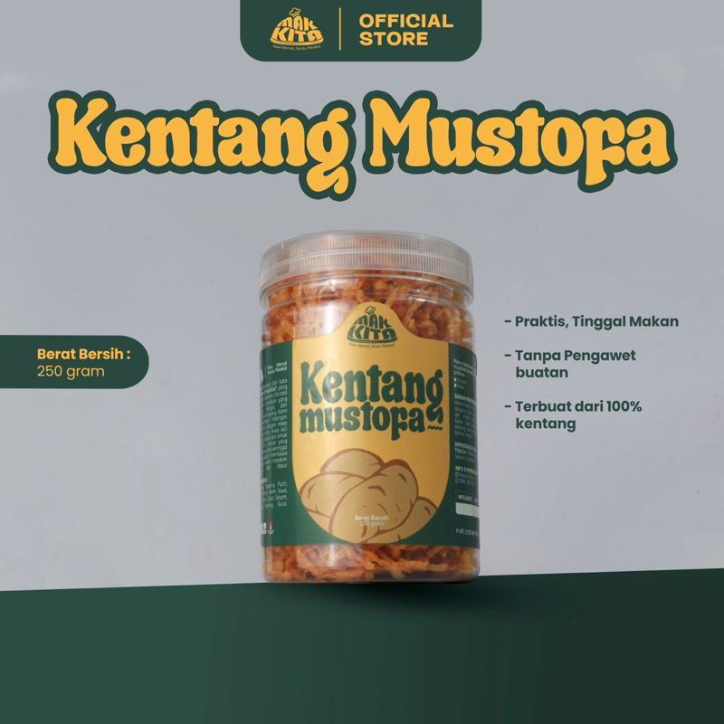 

Makkita - Kentang Mustofa 250gr