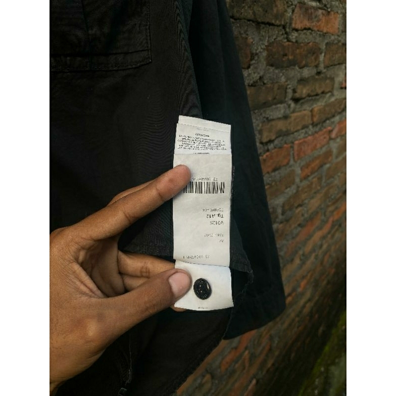 Overshirt Stone island Junior Sz 12 Clg Hitam