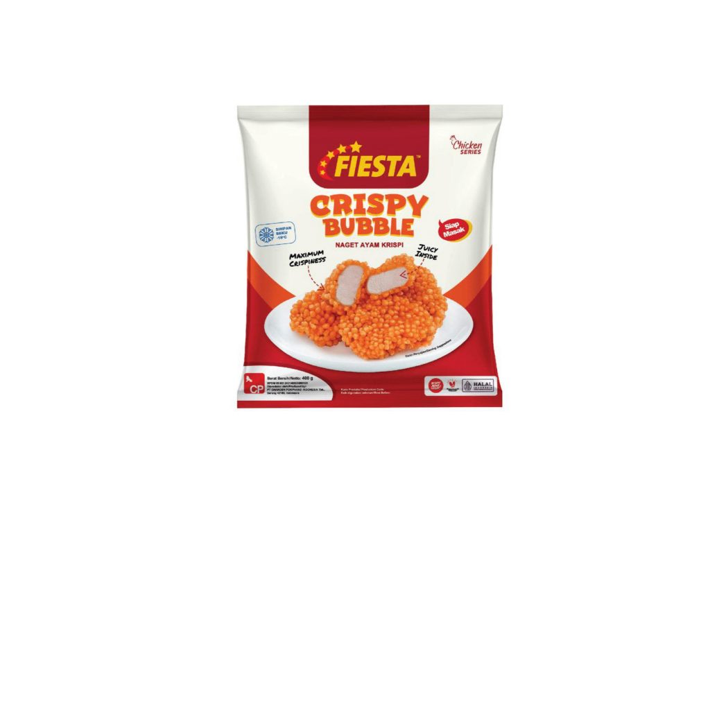 

FIESTA CRISPY BUBBLE NUGGET 400GR