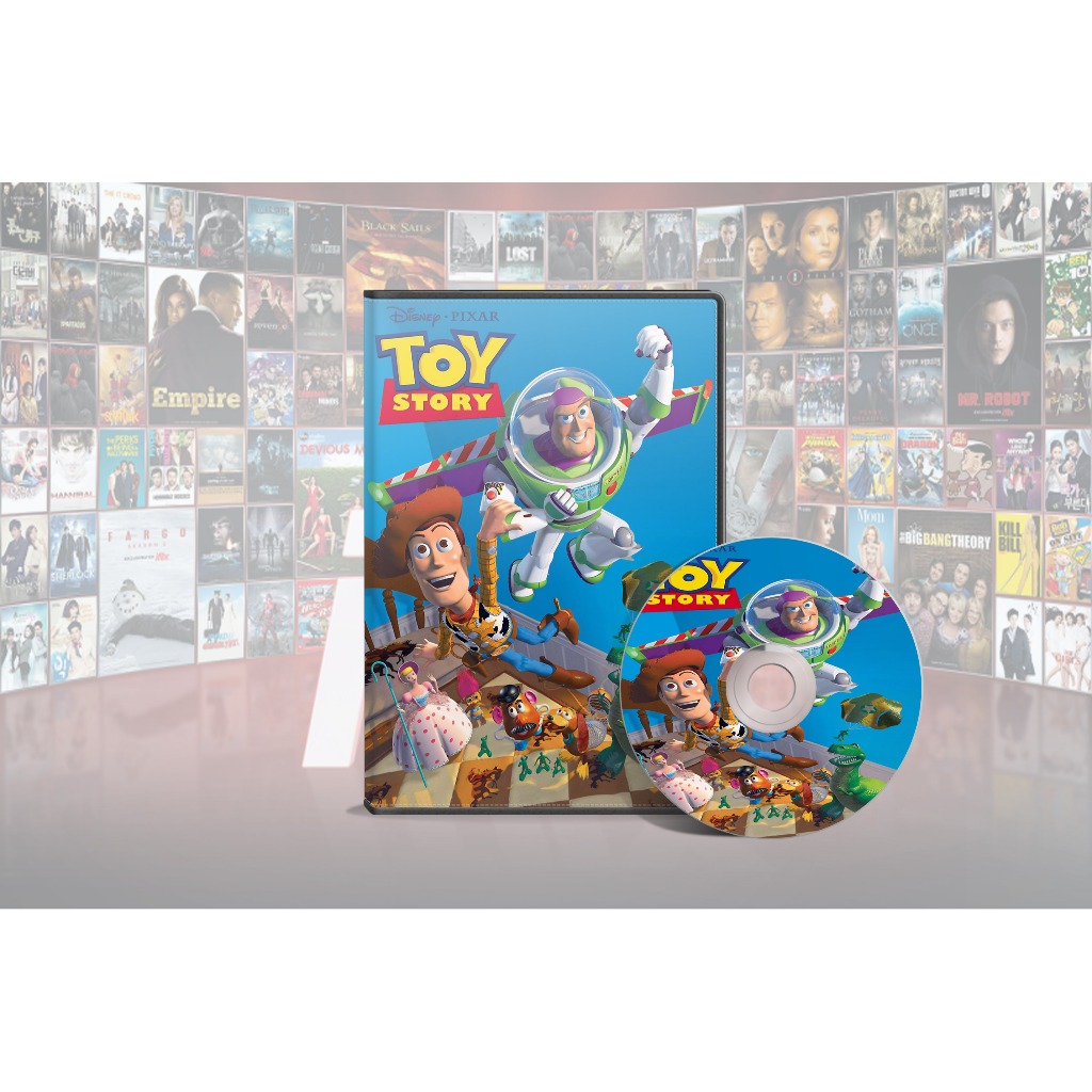 DVD Film Animasi Toy Story & Toy Story 2 & Toy Story 3 & Toy Story 4 (1995-2019)