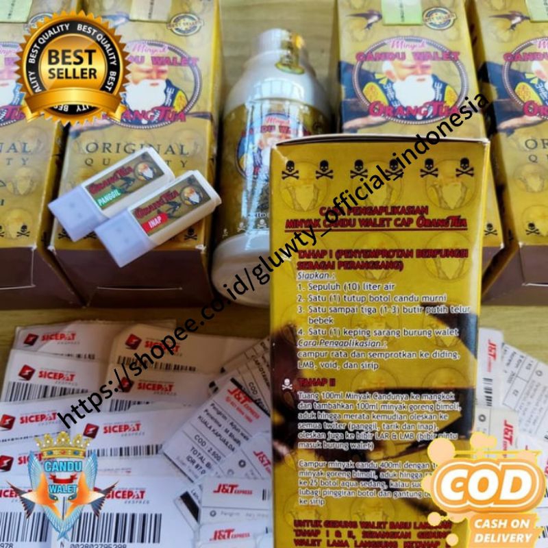100ML Candu Walet Asli Cap Orang Tua Original